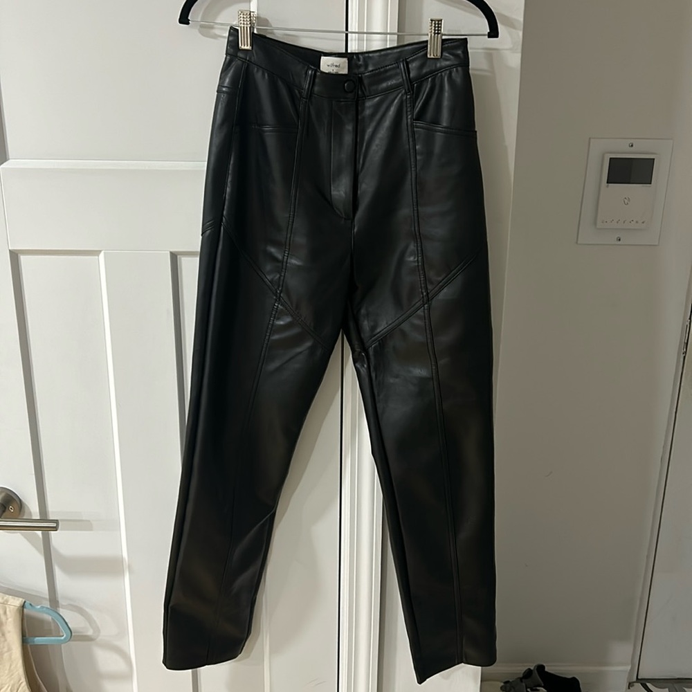 Aritiza Leather Pants